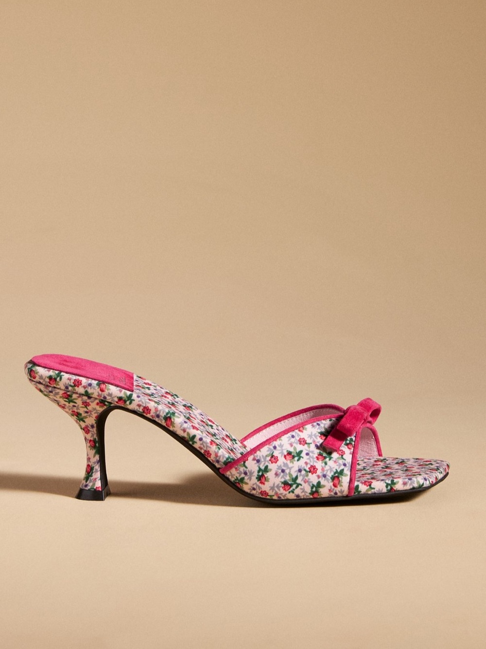 JEFFREY CAMPBELL SWEET NOTHING HEELS floral pink size 7